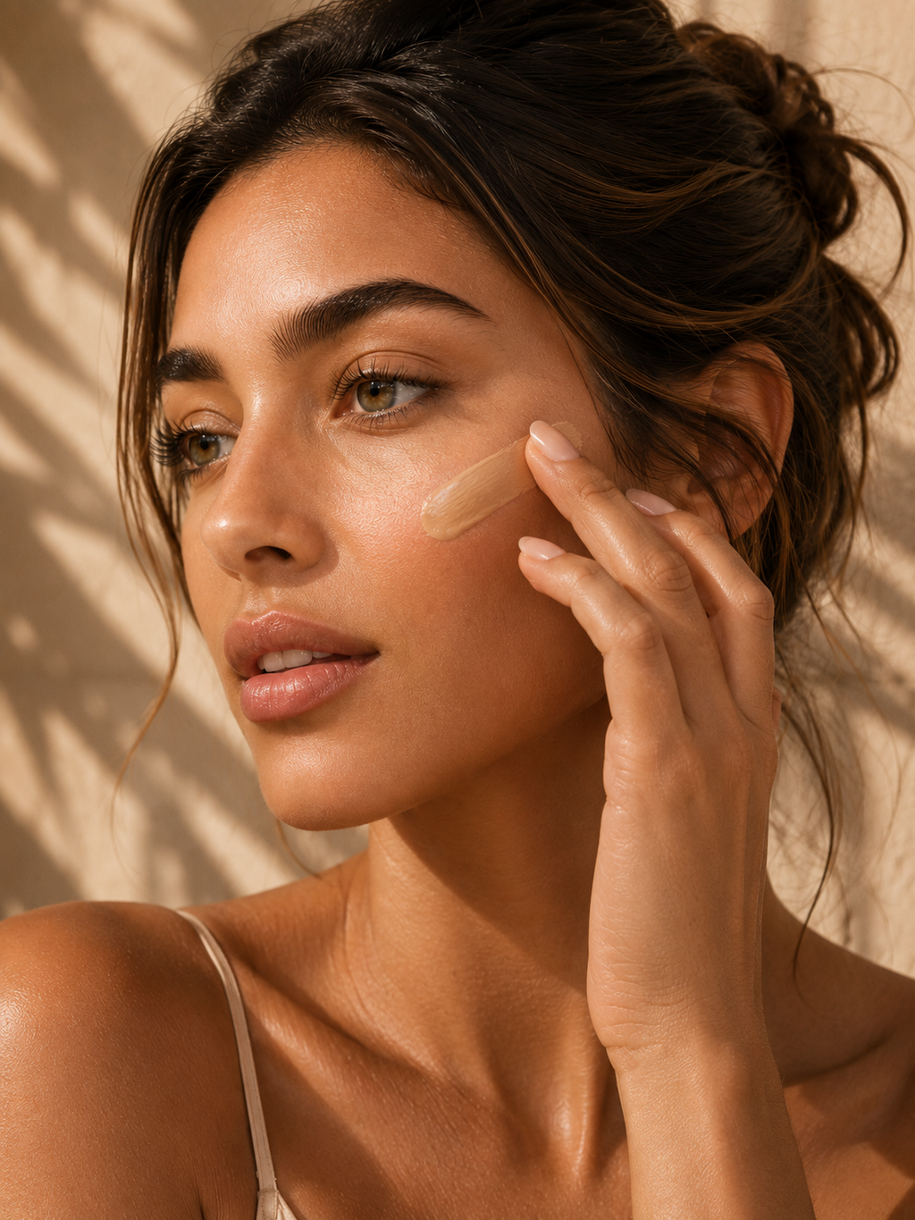 Full Cover Foundation applied on skin