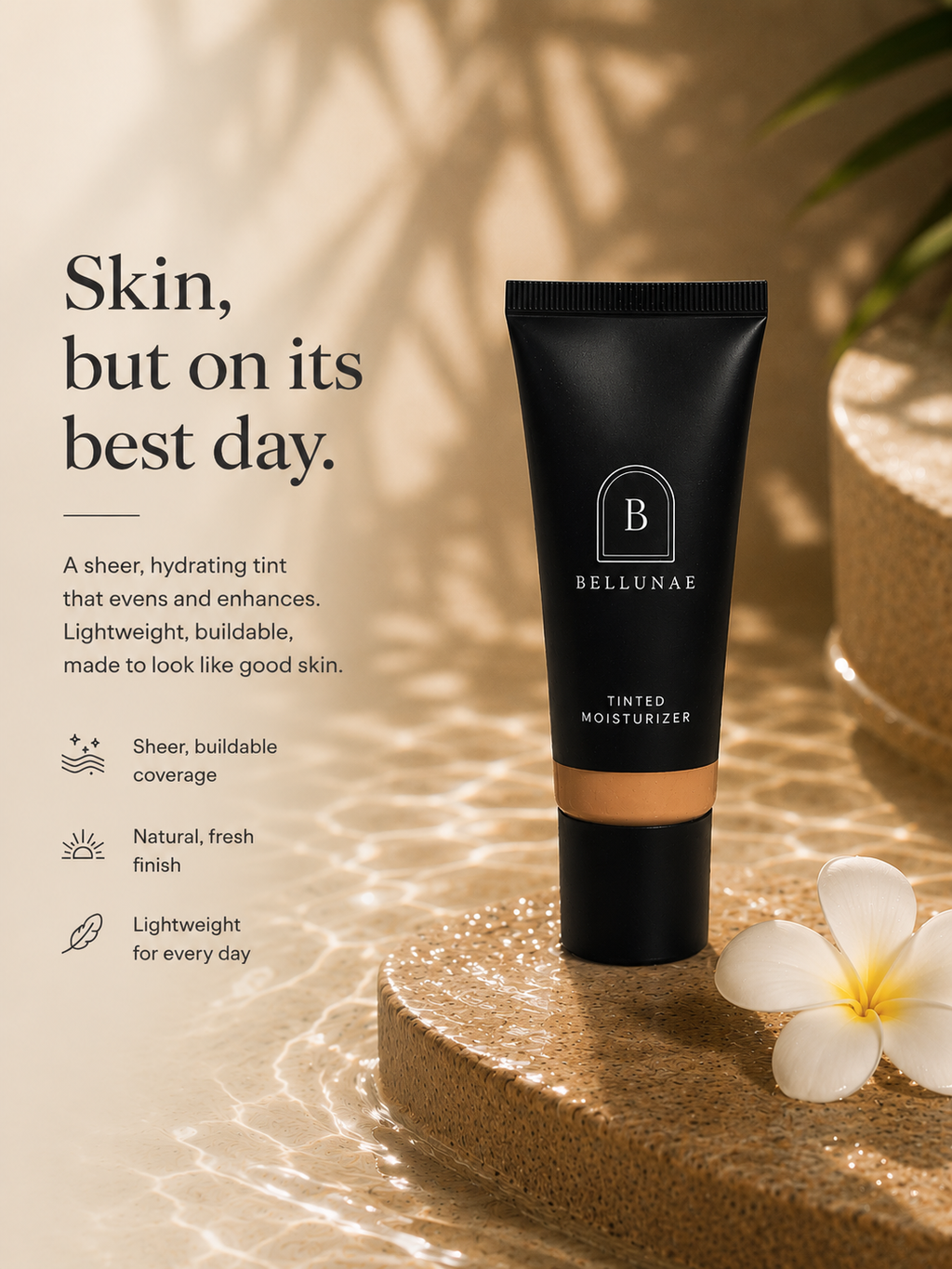 Tinted Moisturizer — sheer, buildable coverage with a natural finish